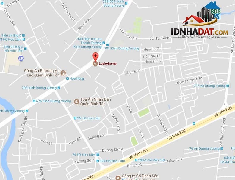 Cần Bán Gấp Lô Đất Đắc Địa Tại Quận Bình Tân, TPHCM
