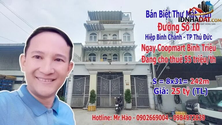 [Đánh Giá Bất Động Sản Sổ Đỏ] Nhà Mặt Tiền Đường Số 10, Hiệp Bình Chánh, Thủ Đức – Vị Trí Tiện Lợi, Pháp Lý Rõ Ràng
