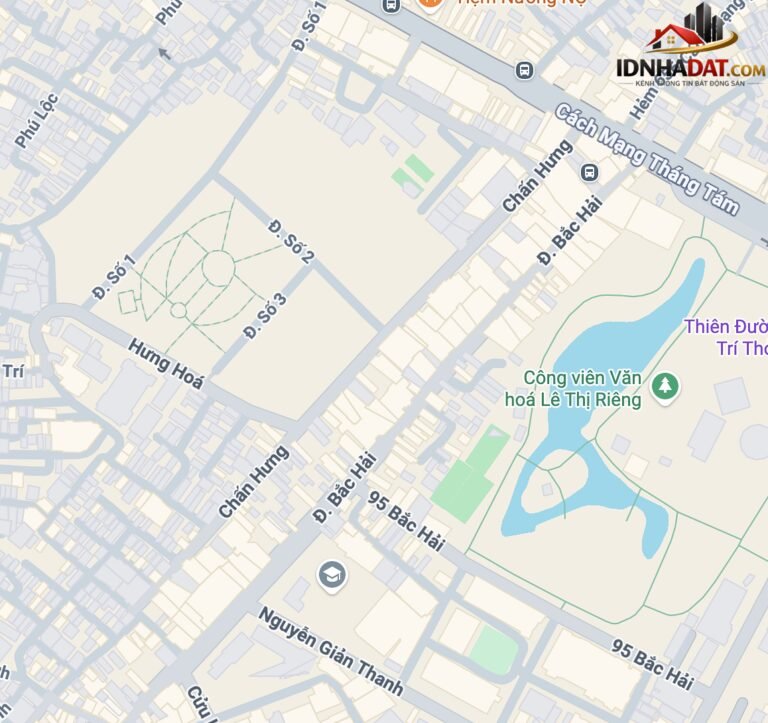[Đánh Giá Bất Động Sản Sổ Đỏ] Nhà đất thổ cư có sổ đỏ tại Đường Cách Mạng Tháng Tám, Quận Tân Bình, TP.HCM – Vị trí đắc địa 100m²