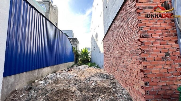 [Đánh Giá Bất Động Sản Sổ Đỏ] Đất thổ cư xây CHDV sát chợ Vườn Lài, An Phú Đông, Quận 12