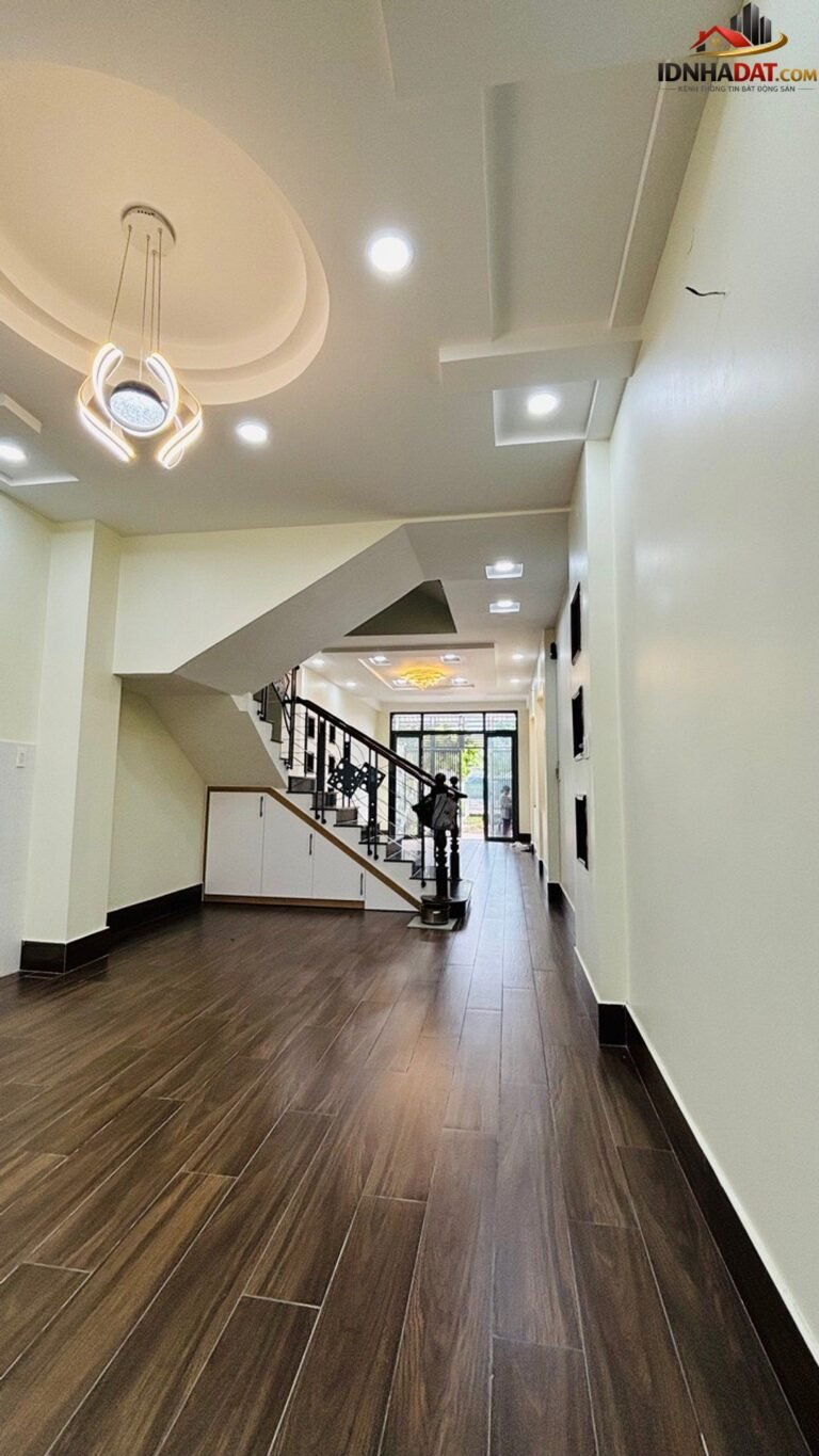 [Đánh Giá Bất Động Sản Sổ Đỏ] Nhà mặt tiền 4 tầng KDC Ứng Thành, Quận 8 – Pháp lý rõ ràng, tiềm năng khai thác cao