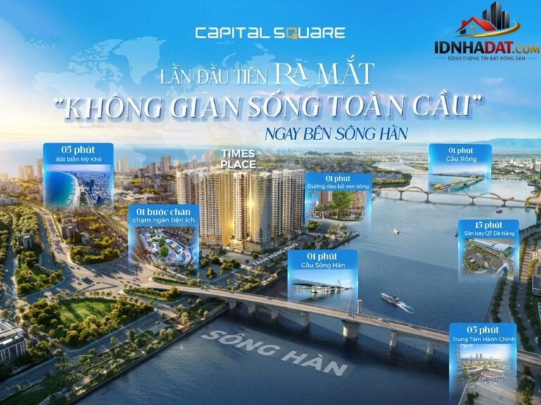 [Đánh Giá Bất Động Sản Sổ Đỏ] Căn hộ 2PN Capital Square, Đà Nẵng – Vị trí đắc địa, pháp lý sổ đỏ