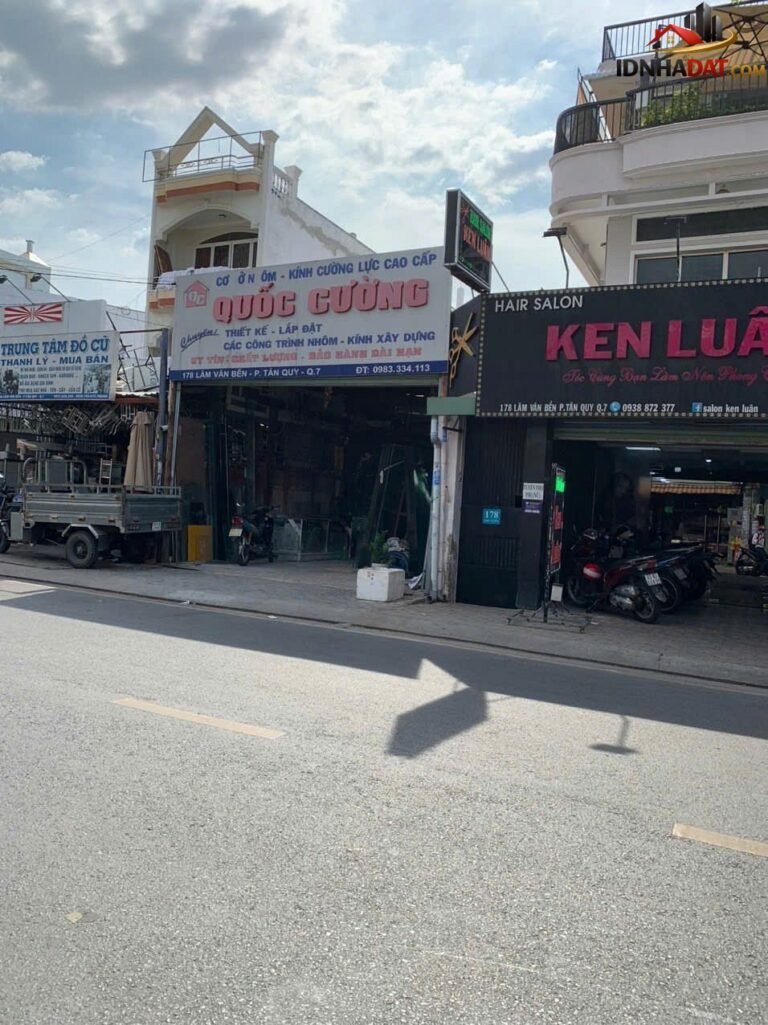 [Đánh Giá Bất Động Sản Sổ Đỏ] Nhà phố mặt tiền Lâm Văn Bền, Quận 7 – Pháp lý rõ ràng, tiềm năng khai thác cao