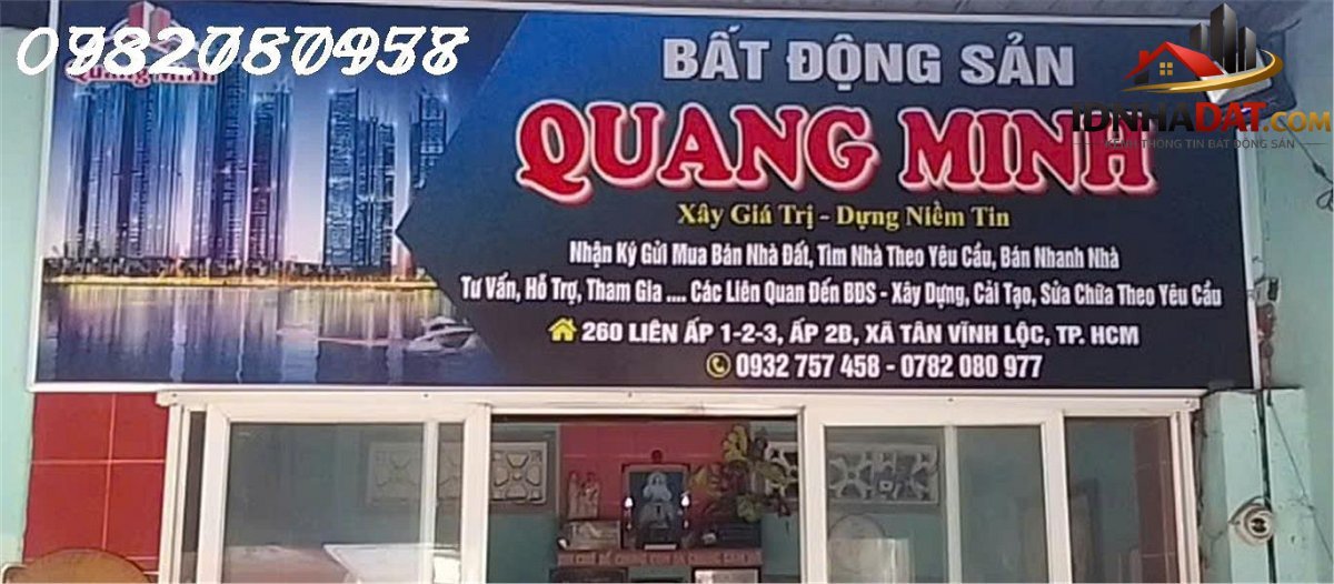 An cư lạc nghiệp với mt vừa ở vừa kinh doanh Đường Đỗ Nhuận – Phường cũ Sơn Kỳ Quận Tân Phú – Phường mới Sơn Kỳ – Thành phố Hồ Chí Minh diện tích 70m2 giá 9 tỷ