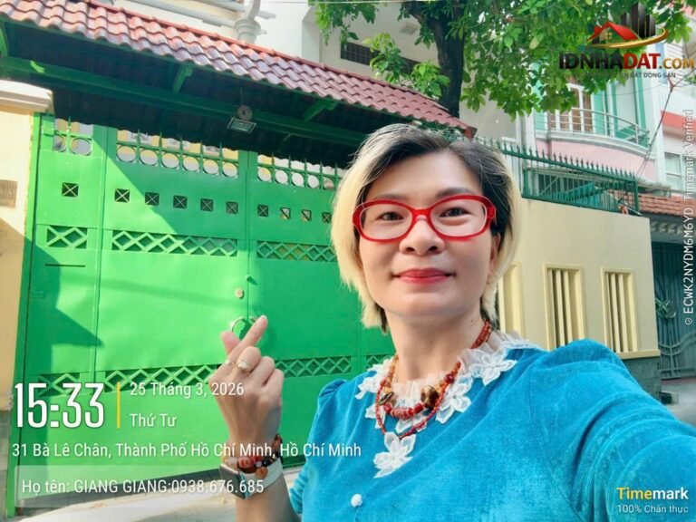 [Đánh Giá Bất Động Sản Sổ Đỏ] Nhà phố thổ cư có sổ đỏ tại Đường Bà Lê Chân, Quận 1, TP.HCM – Vị trí đắc địa, pháp lý rõ ràng