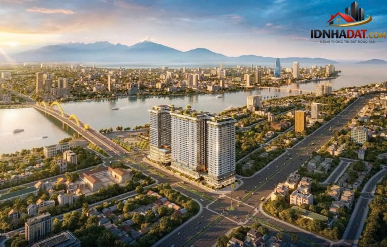 [Review Nhà Đất Sổ Đỏ] Căn hộ cao cấp The Legend Đà Nẵng, 72.5m2, sổ đỏ pháp lý rõ ràng, vị trí đắc địa gần cầu Rồng