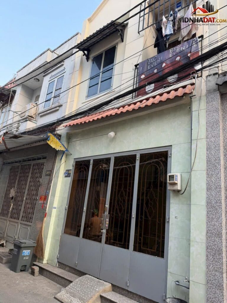 [Review Nhà Đất Sổ Đỏ] Nhà phố 1 lầu Hiệp Thành, Quận 12 – Pháp lý sổ hồng riêng, vị trí gần bến xe buýt