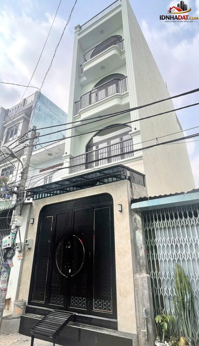 [Review Nhà Đất Sổ Đỏ] Nhà phố 4 tầng tại phường Tân Tạo, quận Bình Tân – Pháp lý rõ ràng, vị trí thuận lợi