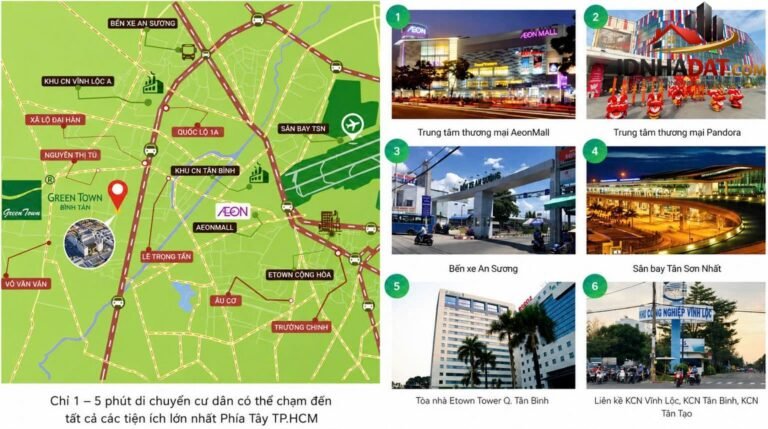 [Review Nhà Đất Sổ Đỏ] Căn hộ Green Town Bình Tân: Vị trí đắc địa, pháp lý rõ ràng, giá trị đầu tư cao
