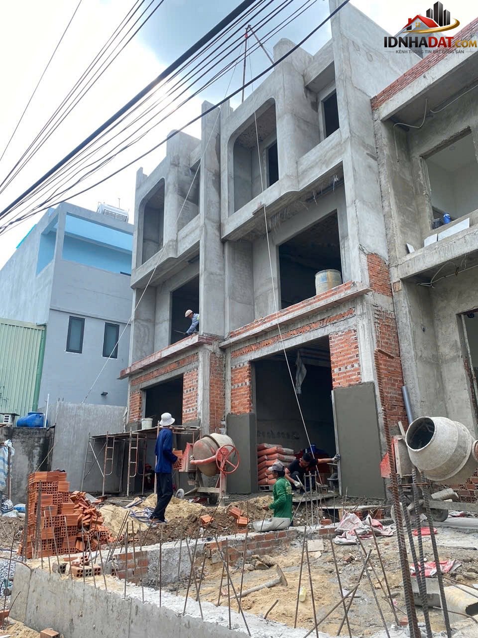 Nhà phố ngang 5m đang hoàn thiện tại Thạnh Xuân 25, Q12 – Bán nhà đất Đường Thạnh Xuân 25 – Phường cũ Thạnh Xuân Quận 12 – Phường mới Thạnh Xuân – Thành phố Hồ Chí Minh 125m2 7.5 tỷ