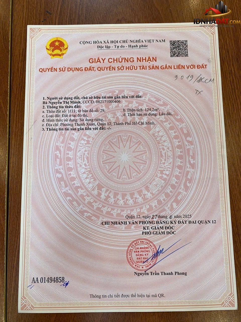 Nhà phố ngang 5m đang hoàn thiện tại Thạnh Xuân 25, Q12 – Bán nhà đất Đường Thạnh Xuân 25 – Phường cũ Thạnh Xuân Quận 12 – Phường mới Thạnh Xuân – Thành phố Hồ Chí Minh 125m2 7.5 tỷ