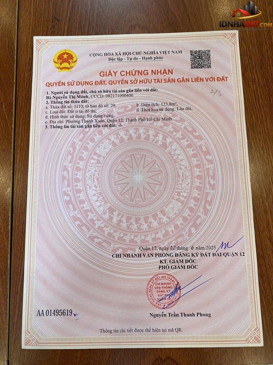 Cần bán gấp nhà mới xây Thạnh Xuân 25, Q12 – Bán nhà đất Đường Thạnh Xuân 25 – Phường cũ Thạnh Xuân Quận 12 – Phường mới Thạnh Xuân – Thành phố Hồ Chí Minh 125m2 7.5 tỷ