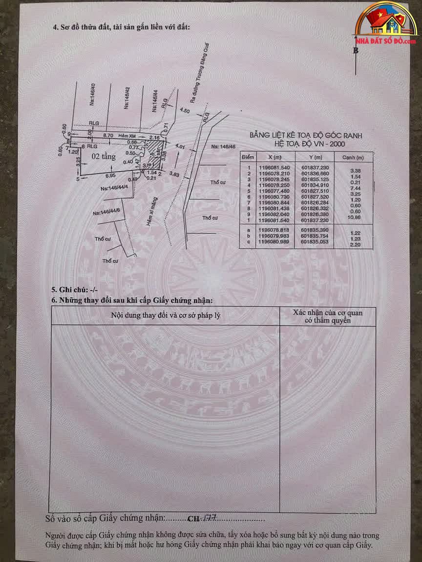 Bán nhà riêng Đường Trương Đăng Quế – Phường cũ Hạnh Thông Quận Gò Vấp – Phường mới 3 – Thành phố Hồ Chí Minh diện tích 33m² giá 5.5 tỷ
