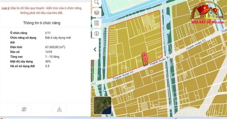 Bán nhà đất Đường Thạnh Xuân 52 – Phường cũ Thạnh Xuân Quận 12 – Phường mới Thới An – Thành phố Hồ Chí Minh diện tích 1300m2 giá 61000000000
