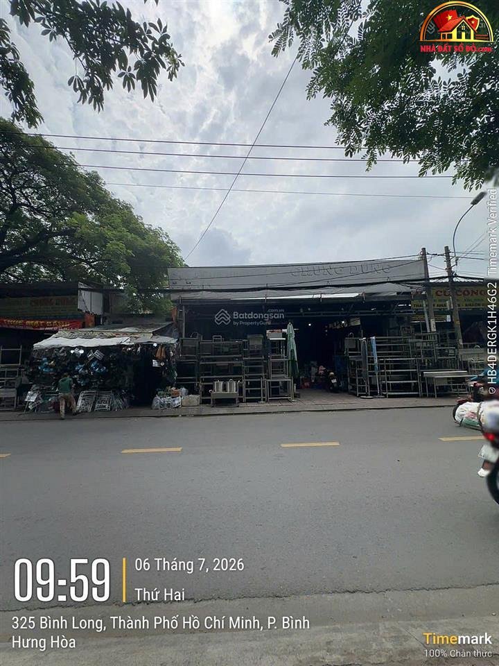 Bán nhà đất Đường Bình Long – Phường cũ Phú Thọ Hòa Quận Tân Phú – Phường mới Phú Thọ Hòa – Thành phố Hồ Chí Minh Diện tích 188 m2 Giá 11 tỷ