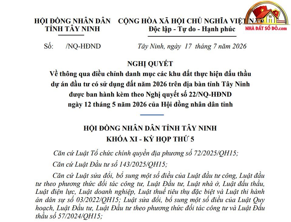 Danh mục các khu đất đấu thầu Tây Ninh năm 2026 sau đợt điều chỉnh mới- Ảnh 2. Danh mục các khu đất đấu thầu Tây Ninh năm 2026 sau đợt điều chỉnh mới- Ảnh 2.
