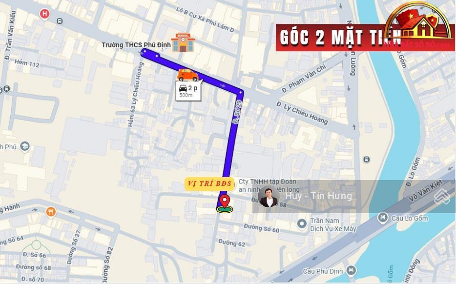 Bán nhà đất Đường Số 29 – Phường cũ 10 Quận 6 – Phường mới Bình Phú – Thành phố Hồ Chí Minh Diện tích 148 m2 – giá 20 tỷ
