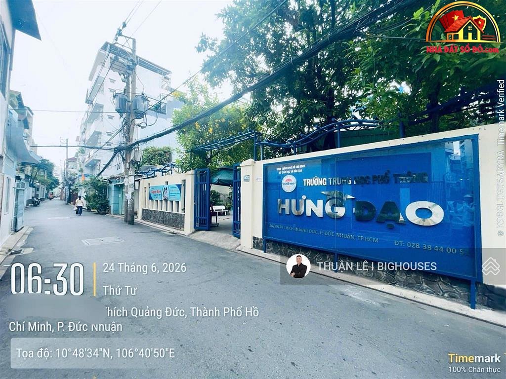Bán nhà đất Đường Thích Quảng Đức – Phường cũ Phường 5 Quận Phú Nhuận – Phường mới Phường 5 – Thành phố Hồ Chí Minh Diện tích 113m2 – Giá 14.9 tỷ