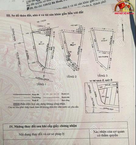 Bán nhà đất Đường Bà Hom – Phường cũ 13 Quận 6 – Phường mới 13 – Thành phố Hồ Chí Minh Diện tích 73 m2 – Giá 7.2 tỷ