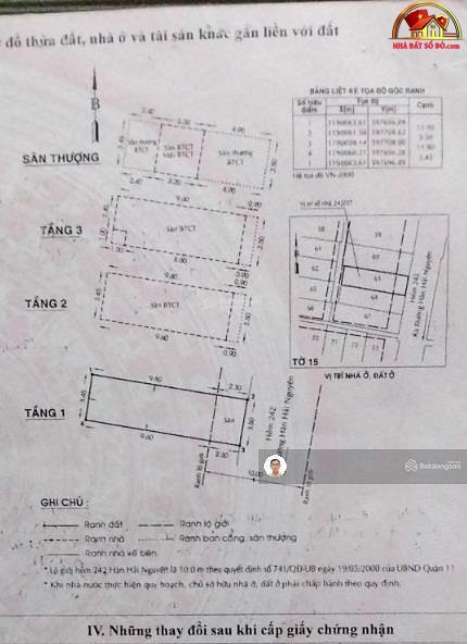 Bán nhà đất Đường Hàn Hải Nguyên – Phường cũ – Quận 11 – Phường mới – Thành phố Hồ Chí Minh – Diện tích 34 m2 – Giá 7.4 tỷ