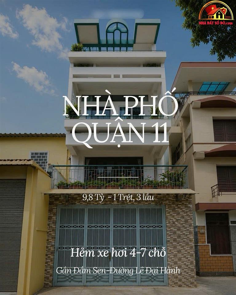 Bán nhà đất Đường Lê Đại Hành – Phường cũ 11 Quận 11 – Phường mới 11 – Thành phố Hồ Chí Minh diện tích 110 m2 giá 9.8 tỷ
