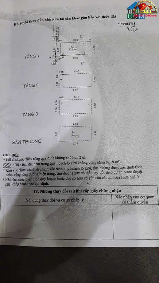 Bán nhà đất Đường Lý Thường Kiệt – Phường cũ 8 Quận Tân Bình – Phường mới Tân Hoà – Thành phố Hồ Chí Minh diện tích 45 m² giá 6.95 tỷ