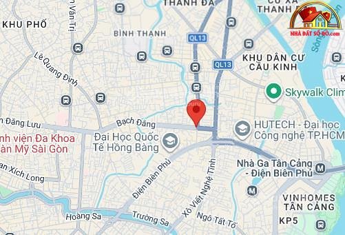 Bán nhà đất Đường Đinh Bộ Lĩnh – Phường cũ 24 Quận Bình Thạnh – Phường mới 24 – Thành phố Hồ Chí Minh diện tích 225 m2 giá 60000000000
