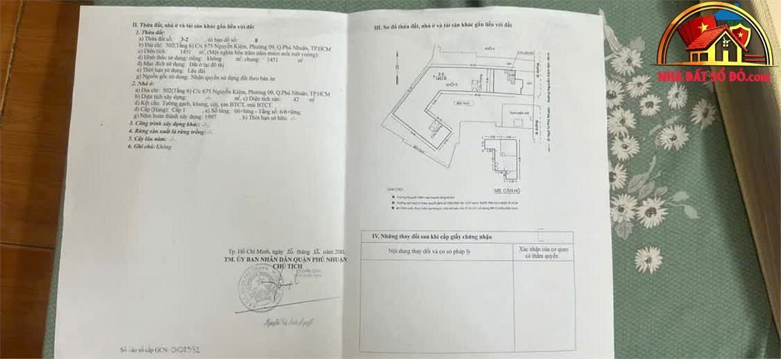 Bán căn hộ chung cư số 675 Nguyễn Kiệm – Phư… – Bán chung cư Quận Phú Nhuận – TP Hồ Chí Minh giá Dưới 3 tỷ