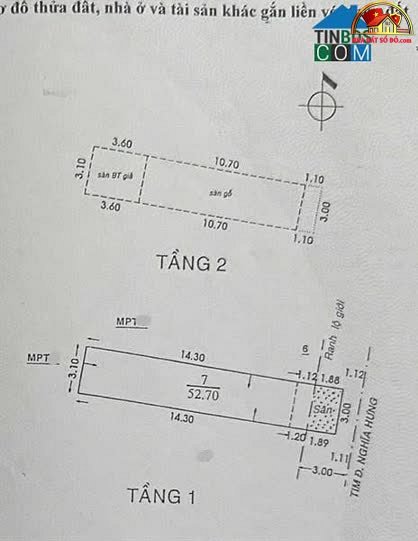 Bán nhà đất Đường Nghĩa Hưng – Phường cũ 6 Quận Tân Bình – Phường mới 6 – Thành phố Hồ Chí Minh diện tích 54 m² giá 6200 triệu