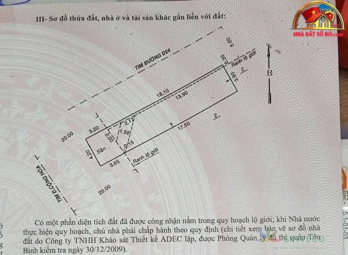 Bán nhà đất Đường Cộng Hòa – Phường cũ 13 Quận Tân Bình – Phường mới 13 – Thành phố Hồ Chí Minh diện tích 77 m² giá 30.4 tỷ