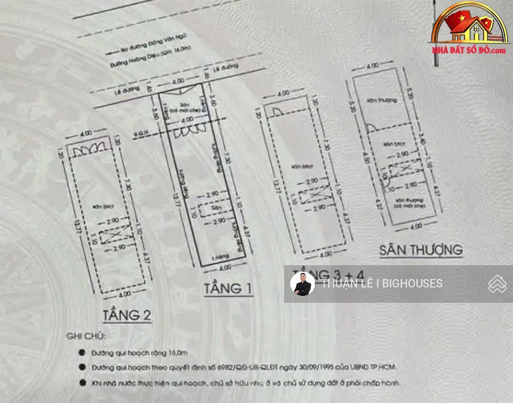 Bán nhà đất Đường Hoàng Diệu – Phường cũ 10 Quận Phú Nhuận – Phường mới 10 – Thành phố Hồ Chí Minh diện tích 65 m2 giá 18600000000