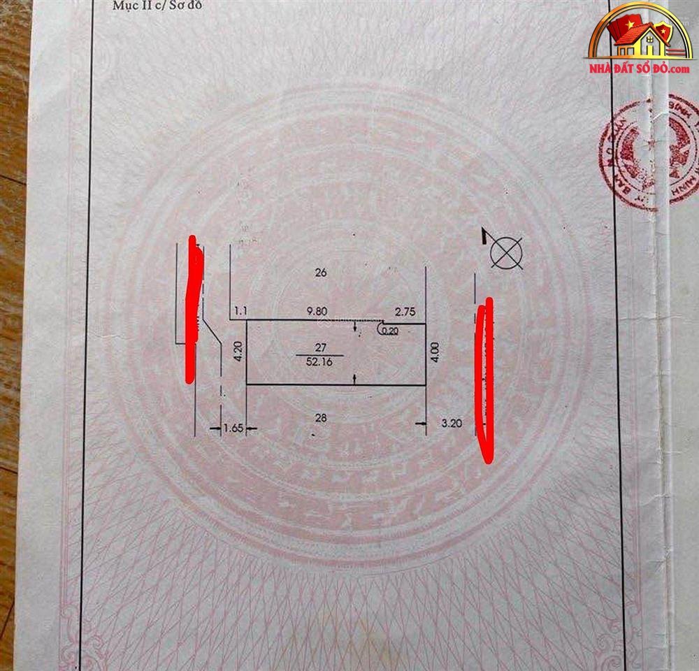 Bán nhà đất đường Hoàng Văn Thụ – Phường cũ 4 Quận Tân Bình – Phường mới 4 – Thành phố Hồ Chí Minh 52 m2 – 7 tỷ