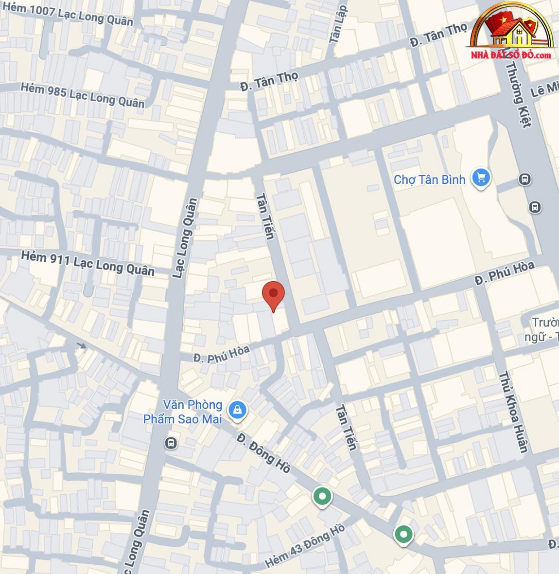 Bán nhà đất Đường Lý Thường Kiệt – Phường cũ 8 Quận Tân Bình – Phường mới Tân Hoà – Thành phố Hồ Chí Minh diện tích 45 m² giá 6.95 tỷ