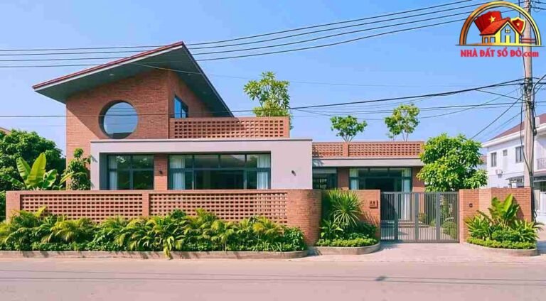 Biệt thự vườn tại Vĩnh Phúc: Kiến trúc tiết kiệm năng lượng