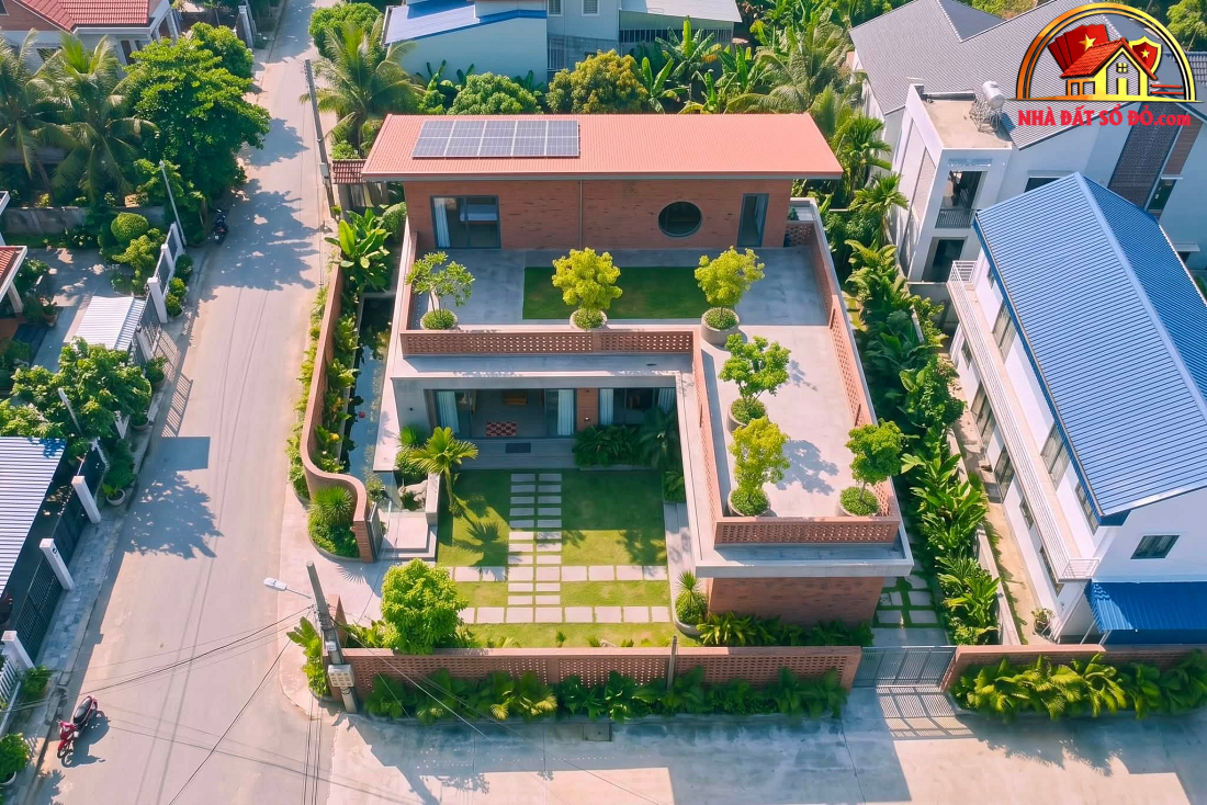 Cấu trúc hạ nhiệt tự nhiên cho biệt thự vườn sân trong Vĩnh Phúc- Ảnh 3.