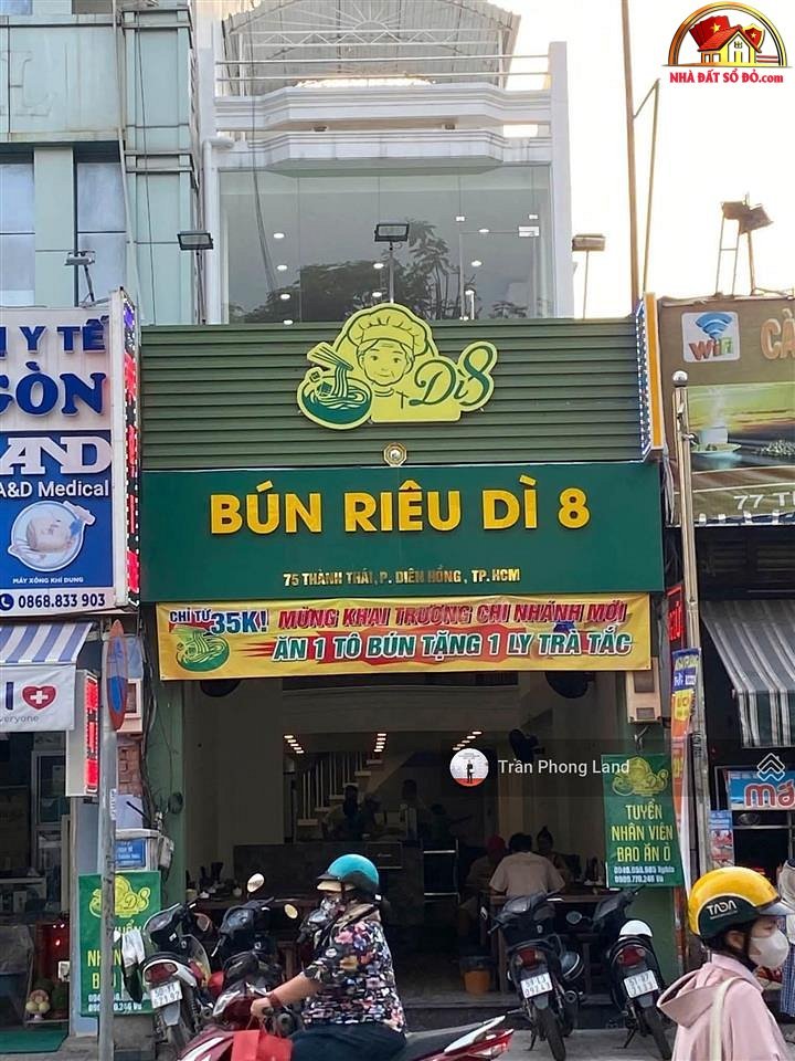 Bán nhà đất Đường Thành Thái – Phường cũ Diên Hồng Quận 10 – Phường mới Diên Hồng – Thành phố Hồ Chí Minh 82 m2 38.5 tỷ