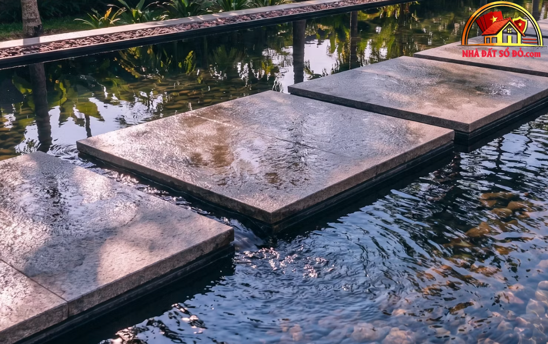 Ngôi nhà Phú Thọ tự làm mát nhờ khoảng sân trong và hồ nước điều hòa- Ảnh 8.