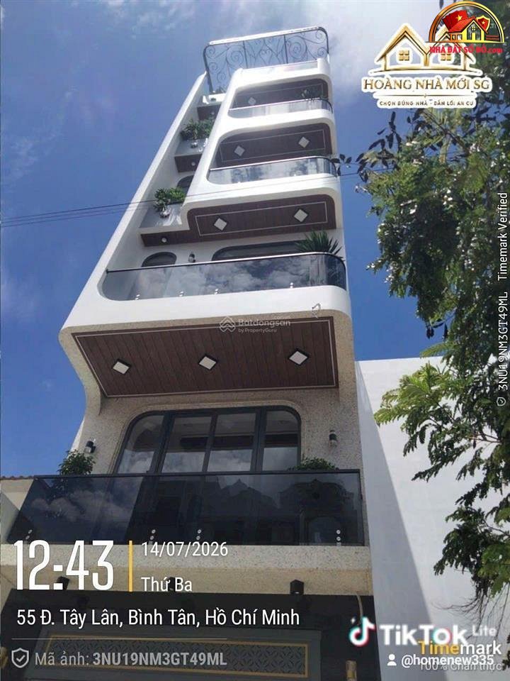Nhà mới full nội thất Đường Tây Lân – Phường cũ Bình Trị Đông Quận Bình Tân – Phường mới Bình Trị Đông – Thành phố Hồ Chí Minh 56m2 8 tỷ