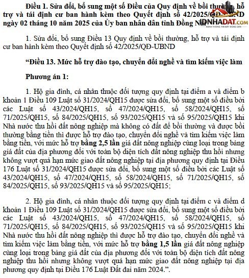 TIN VUI cho người dân Đồng Nai: Hỗ trợ khi thu hồi đất nông nghiệp lên đến 5 lần giá đất- Ảnh 1. TIN VUI cho người dân Đồng Nai: Hỗ trợ khi thu hồi đất nông nghiệp lên đến 5 lần giá đất- Ảnh 1.