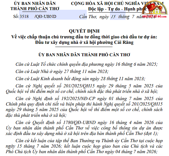 Thành phố duy nhất ĐBSCL sắp có thêm gần 3.300 căn nhà ở xã hội- Ảnh 1.