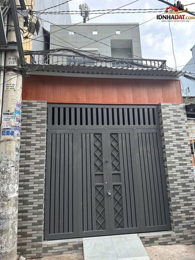 [Review Nhà Đất Sổ Đỏ] Nhà phố 1 lầu 44m2 khu vực công viên phần mềm Quang Trung, Quận 12