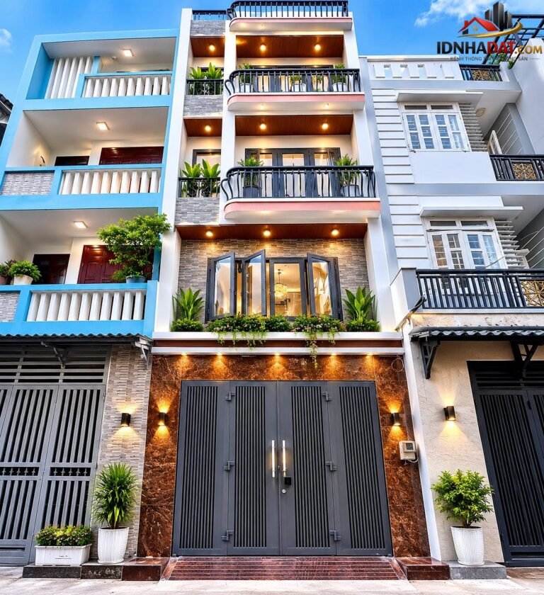 [Review Nhà Đất Sổ Đỏ] Nhà Phố 72m2 Hai Mặt Tiền Hẻm 6m Thông, Gần Chợ 26/3 Tại Quận Tân Phú