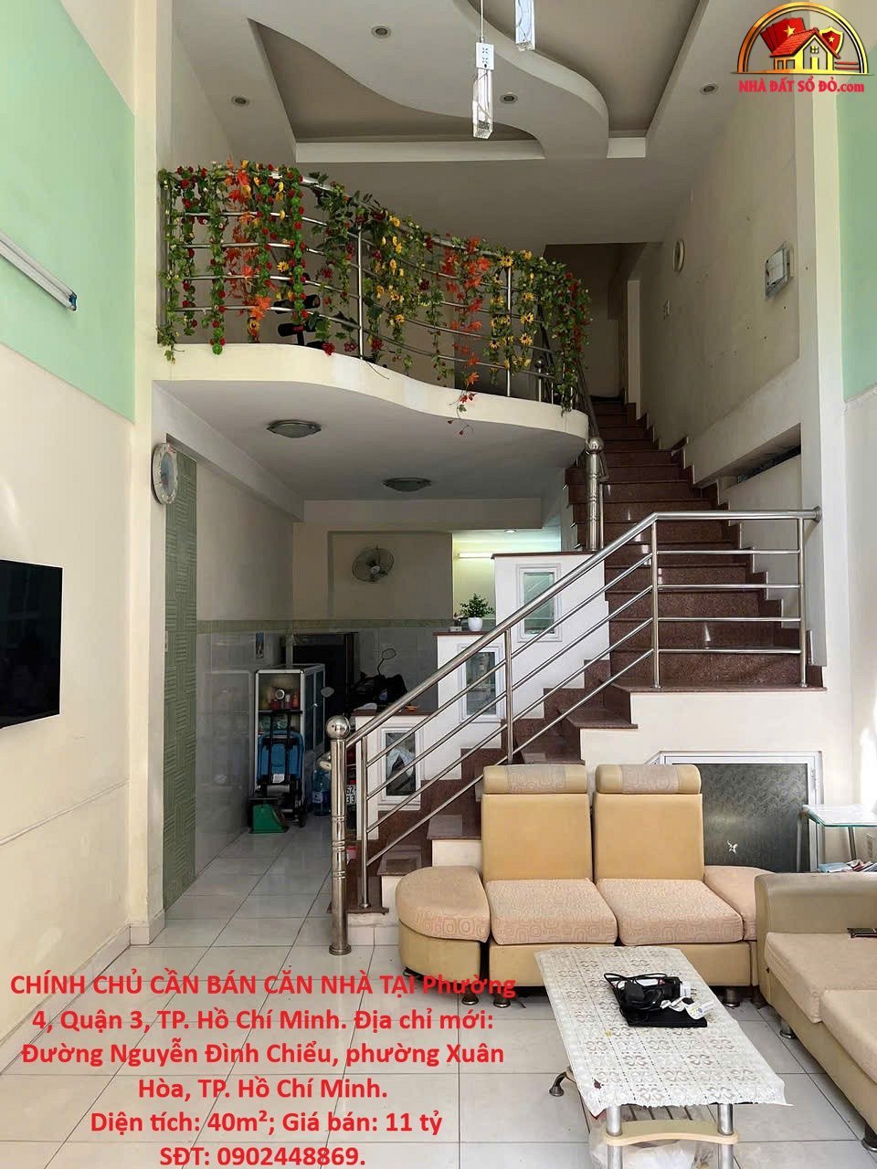 Hot hot chính chủ cần bán căn nhà tại phường 4, quận 3, tp. hồ chí minh – Bán nhà đất Đường Nguyễn Đình Chiểu – Phường cũ 4 Quận 3 – Phường mới Xuân Hòa – Thành phố Hồ Chí Minh 40m2 11 tỷ