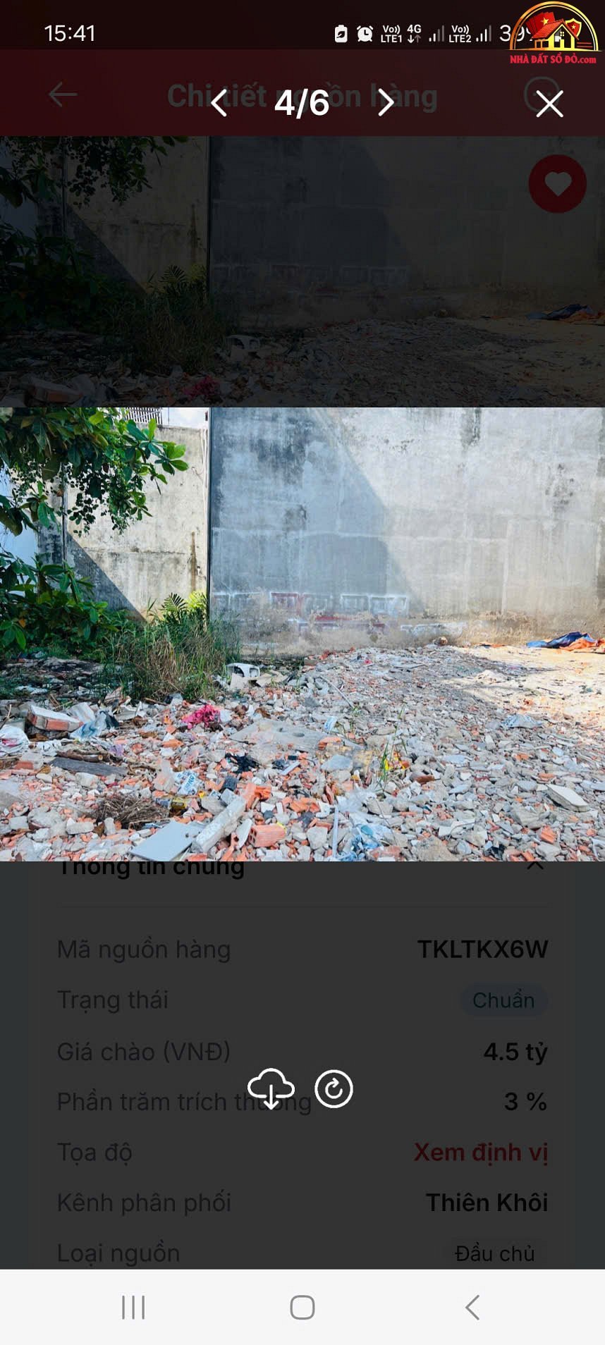 Bán đất hiệp phước, nhà bè tphcm hẻm xe hơi 6m, chỉ 2km đến quận 7 – Diện tích 76m2 – Giá 4.5 tỷ