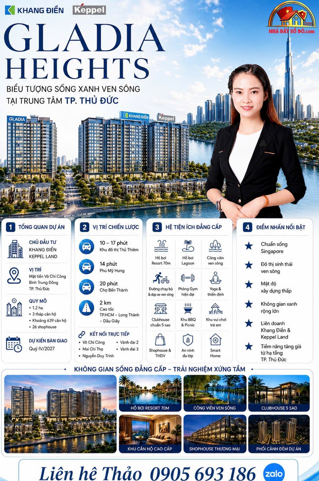 Chỉ từ 83 triệu/m² sở hữu căn hộ cao cấp gladia heights Bán nhà đất Đường Võ Chí Công – Phường cũ Bình Trưng Đông Quận 2 – Phường mới Bình Trưng Đông – Thành phố Hồ Chí Minh