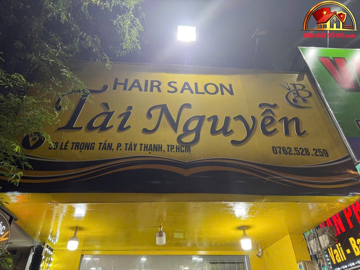 Sang nhượng salon tóc đang hoạt động Đường Lê Trọng Tấn – Phường cũ Tây Thạnh Quận Tân Phú – Thành phố Hồ Chí Minh diện tích 32m2 giá 50000000