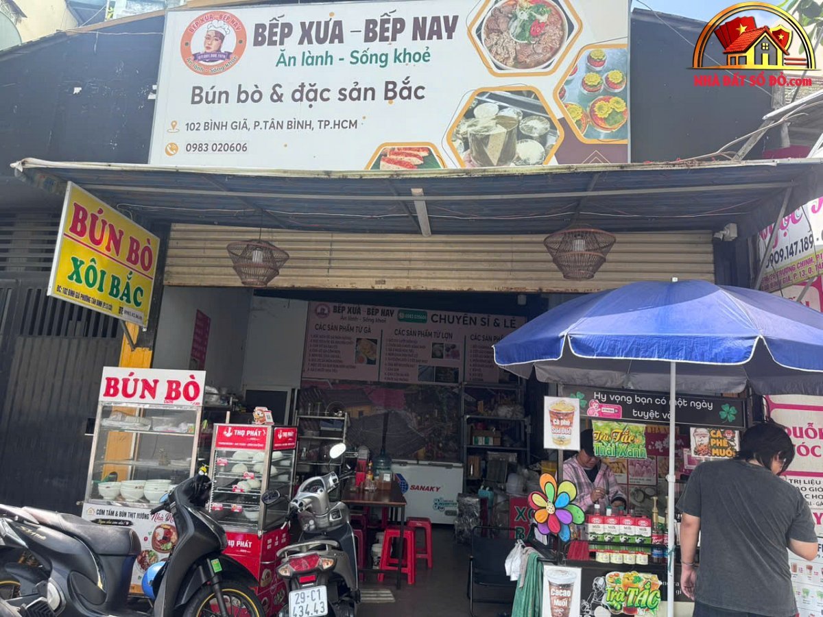 Sang nhượng quán bún bò mặt tiền đẹp tại Tân Bình – TP Hồ Chí Minh – 25m2 – Giá Thoả Thuận