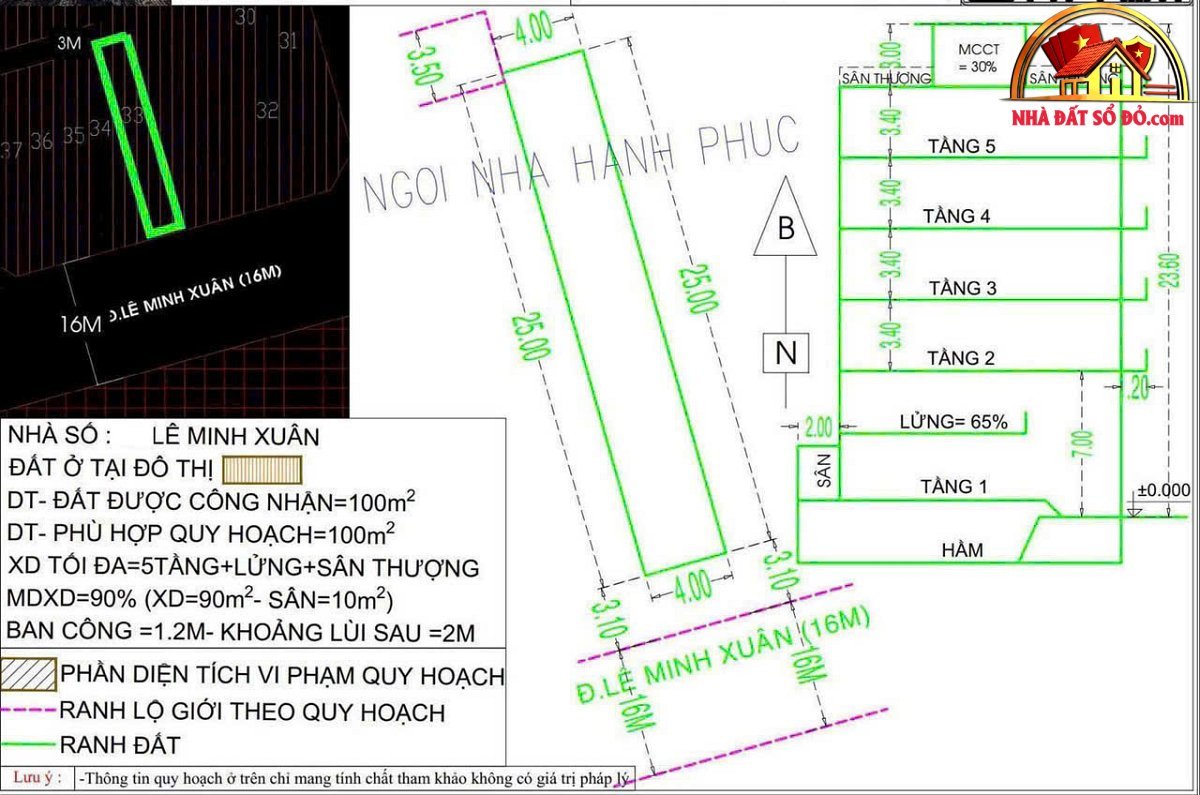 Bán nhà đất Đường Lê Minh Xuân – Phường cũ Tân Hòa Quận Tân Bình – Phường mới Tân Hòa – Thành phố Hồ Chí Minh 98m2 34.5 tỷ