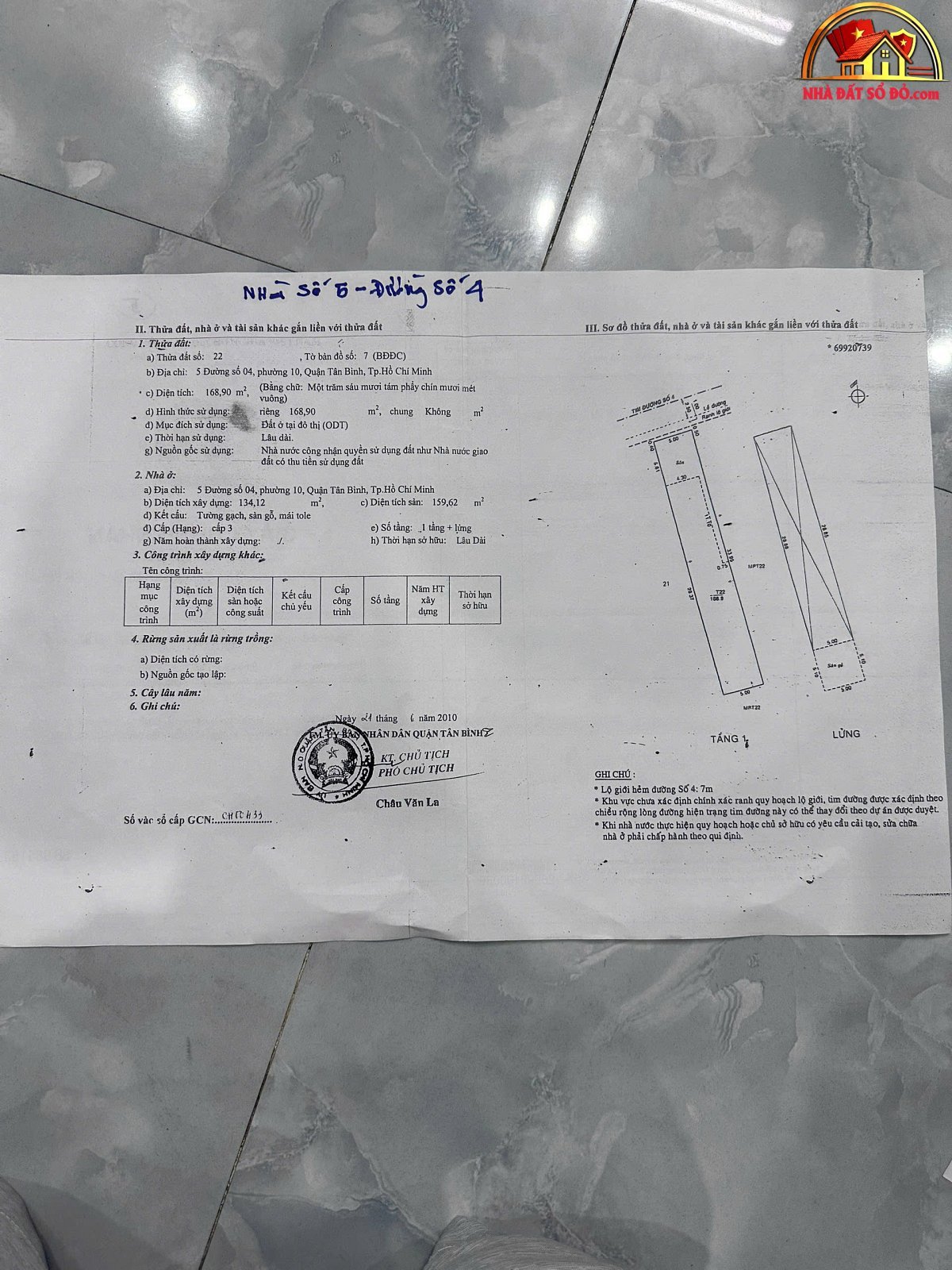 Sở hữu ngay căn nhà đẹp – giá tốt – vị trí đắc địa tại phường 10, quận tân bình, tphcm Bán nhà đất Đường 7 – Phường cũ 10 Quận Tân Bình – Phường mới 10 – Thành phố Hồ Chí Minh 62m2 14.5 tỷ