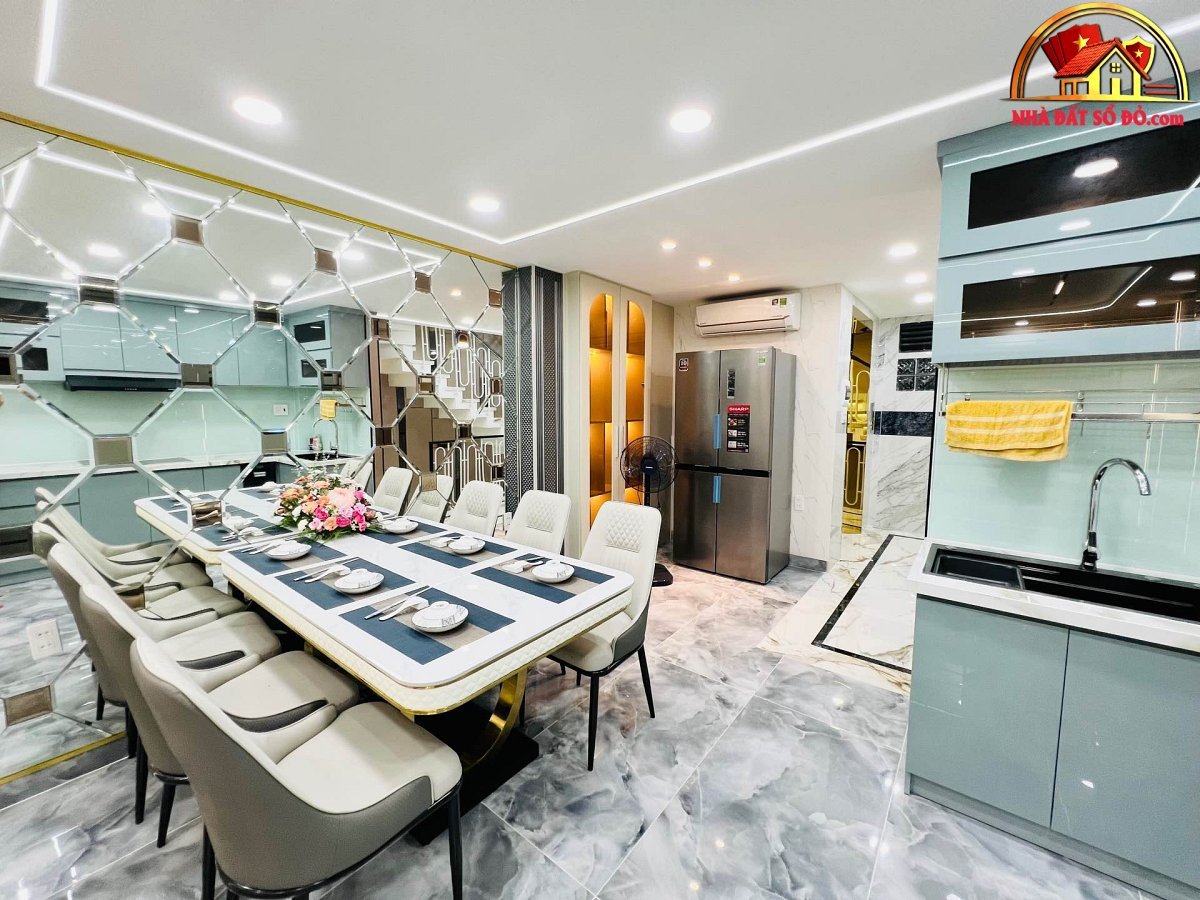 Nhà mới tinh 6 tầng hẽm xe hơi phong cách hiện đại có thang máy full nội thất 53m2 8.5 tỷ – Bán nhà đất Đường Nguyễn Văn Khối – Phường cũ 15 – Quận 15 – Thành phố Hồ Chí Minh